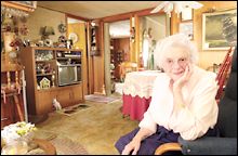 picture of senior citizen in her home