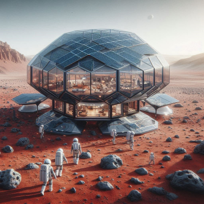 picture of Mars habitat