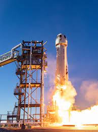 rocket blasting off 